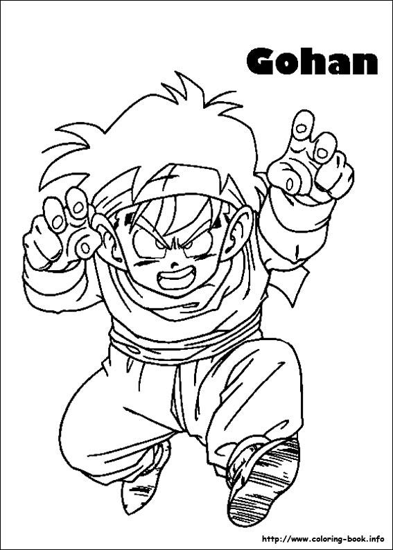 Dragon Ball Z coloring picture